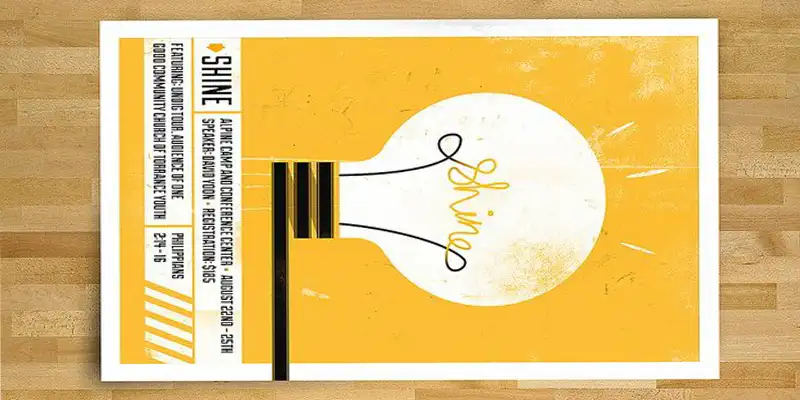 شلوغی بیش از حد در طراحی پوستر تبلیغاتی و گم شدن پیام اصلی